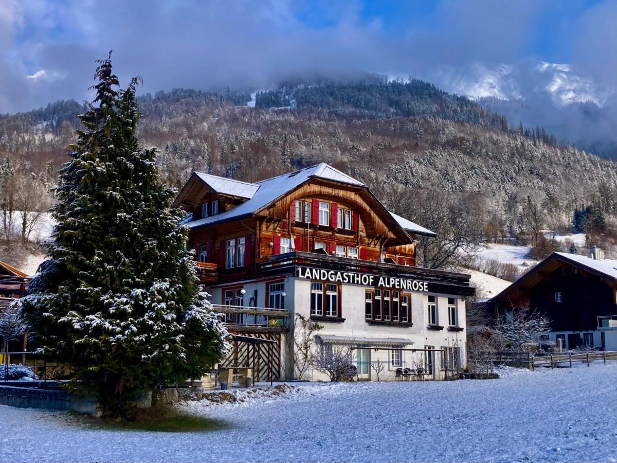 Hotel Alpenrose Beim Ballenberg Hofstetten bei Brienz Eksteriør billede